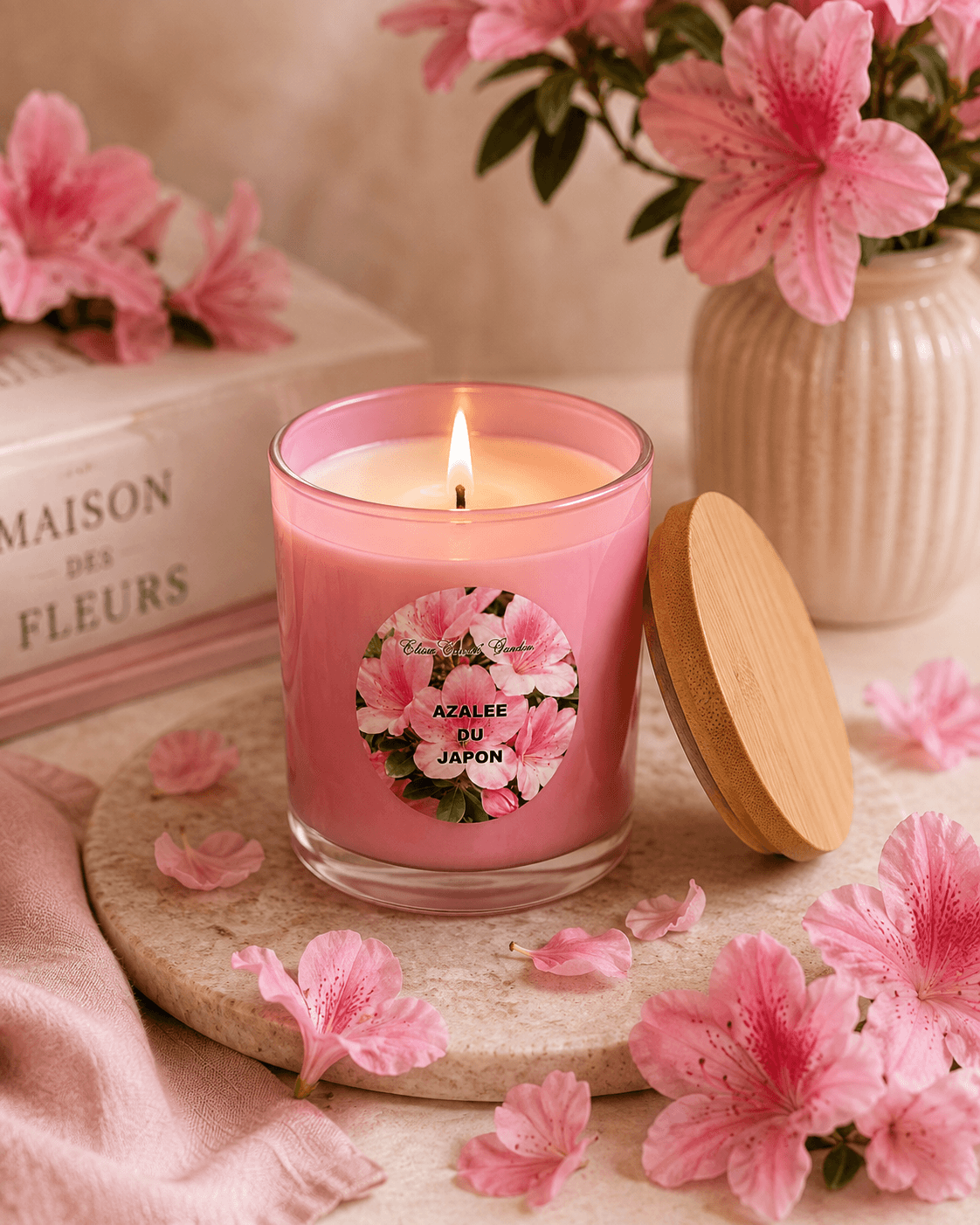 Bougie parfumée Azalée du Japon – Image 2