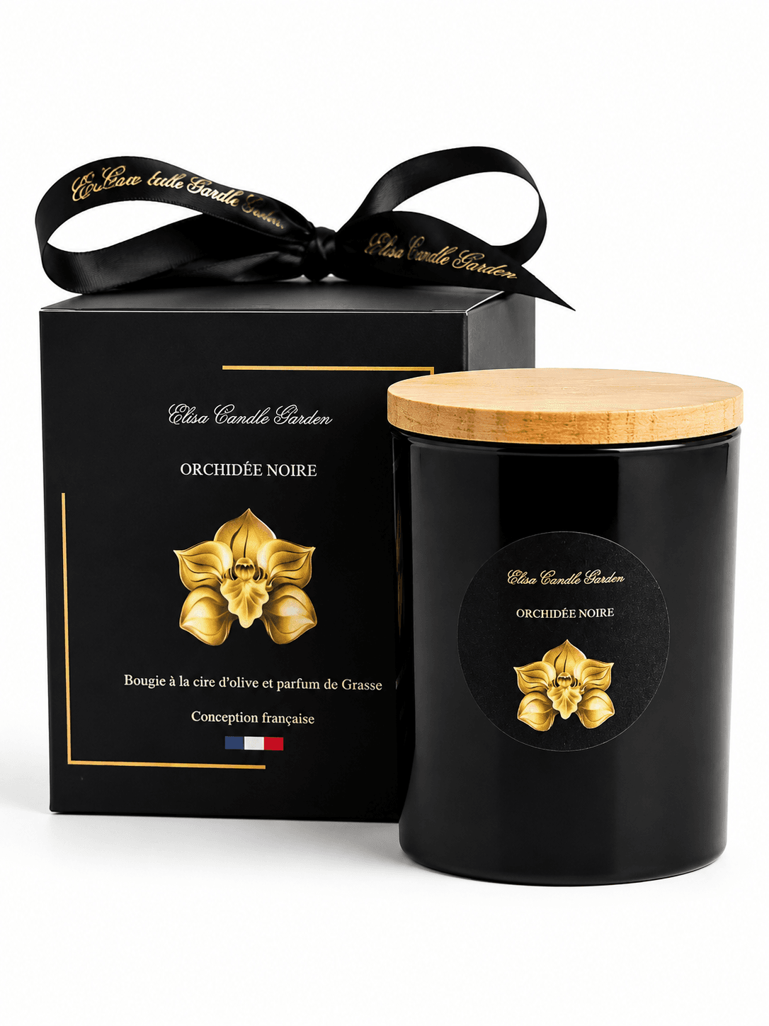 Bougie parfumée Orchidée Noire – Image 2