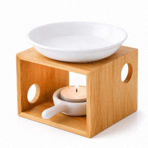 Brûleur à fondants en bambou et céramique
