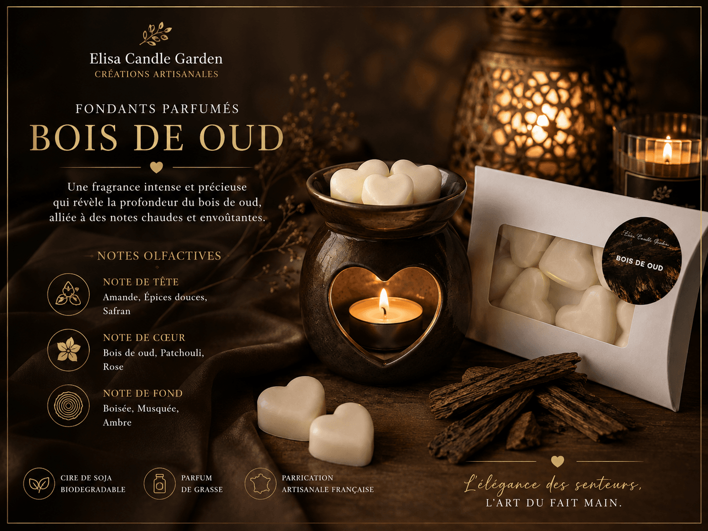 Fondants parfumés Bois de Oud – Image 3