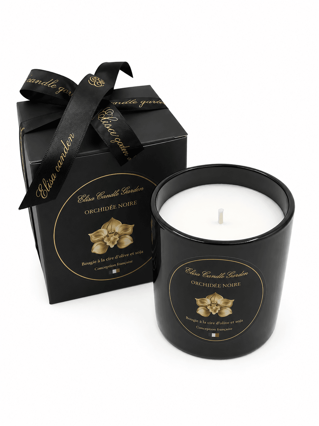 Bougie parfumée Orchidée Noire – Image 3